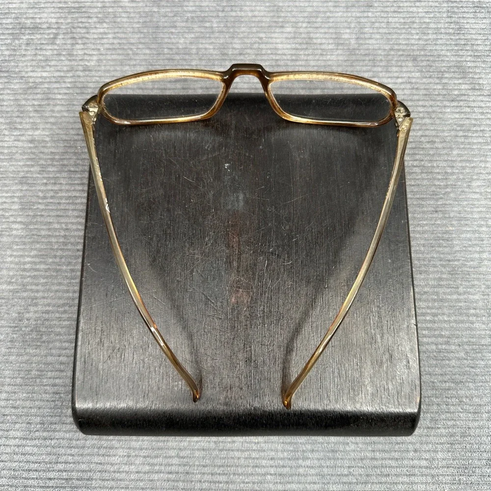 Personal Optics Mauritius 014 Brown Tortoise Rectangle Reading Y2K Glasses +1.50